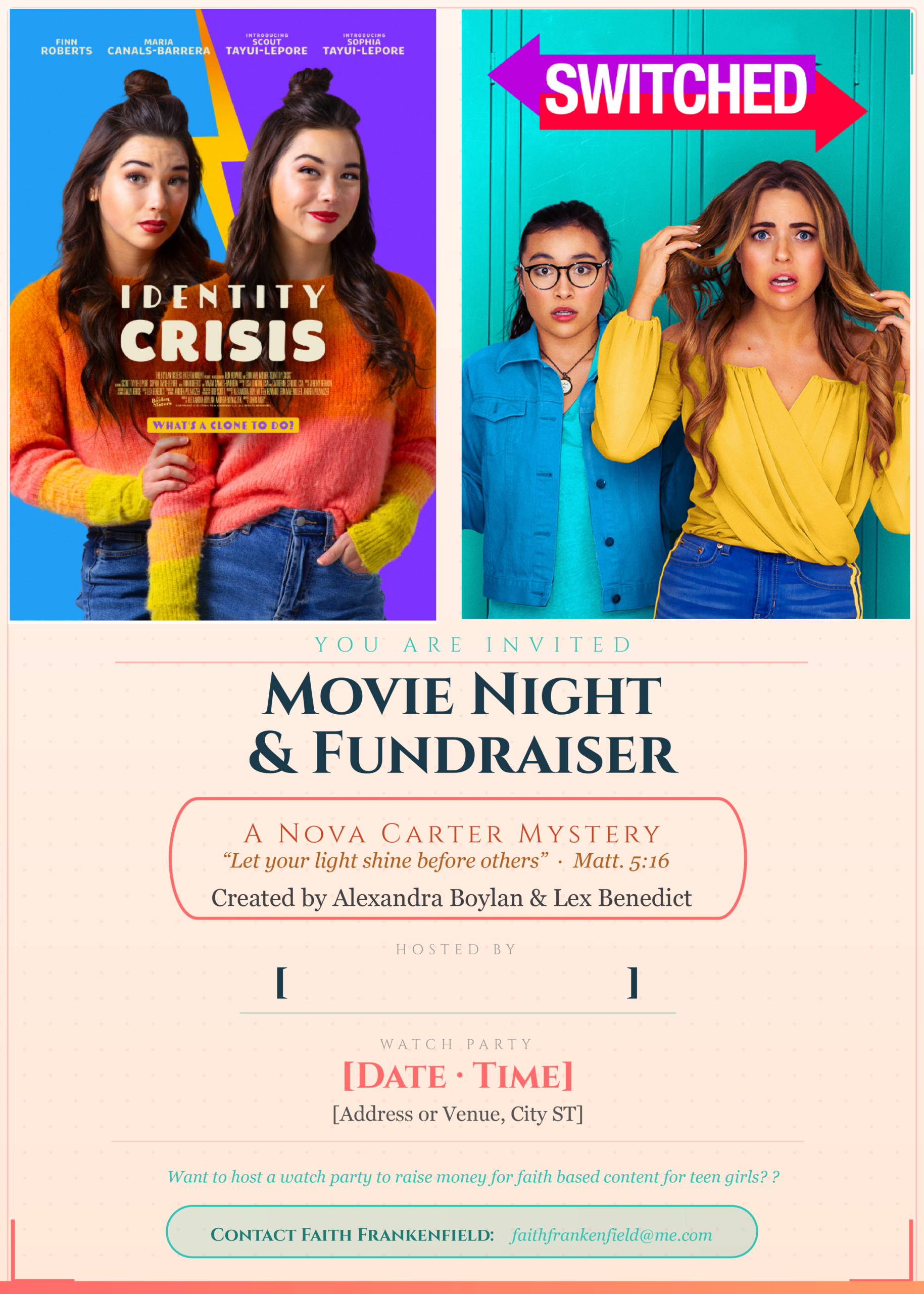 Watch party invitation